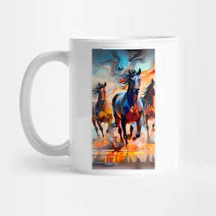 Runing horses Mug